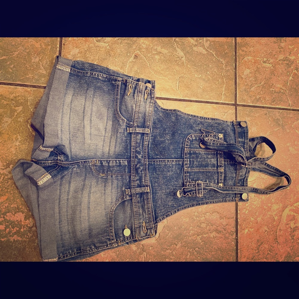 Overall Shorts